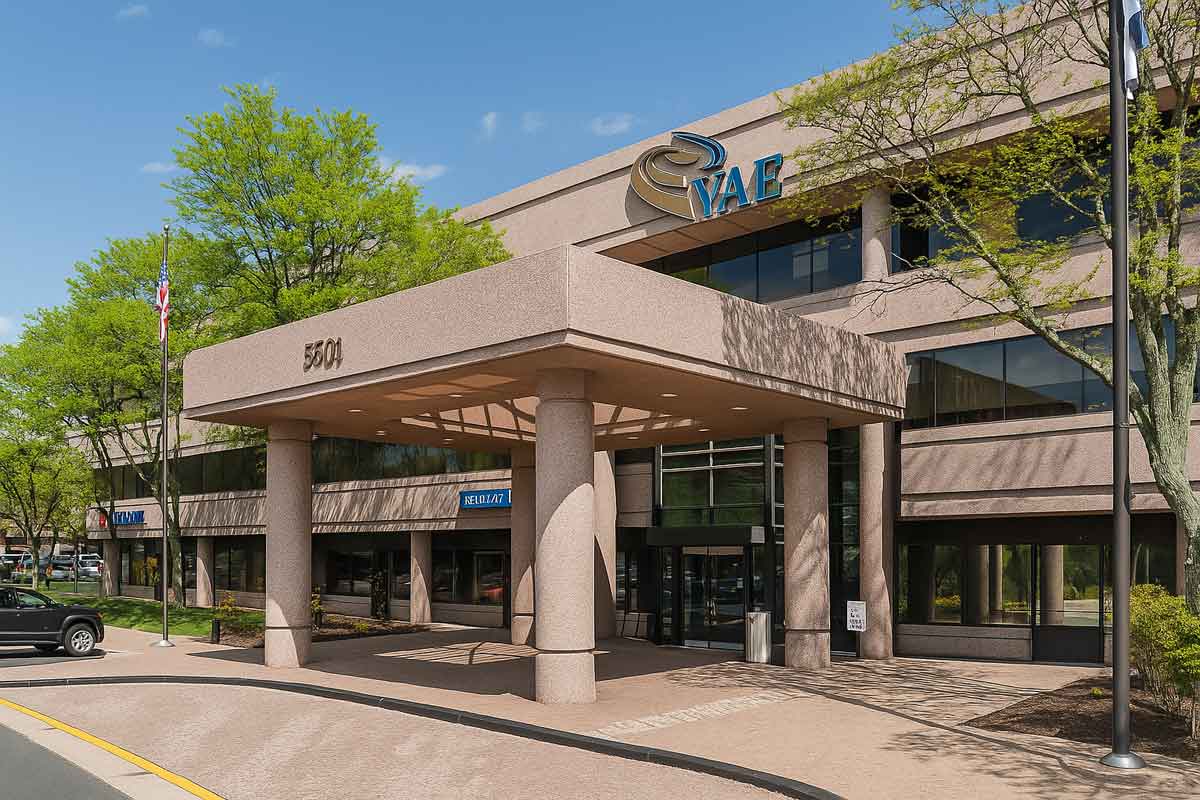 front of 5501 building